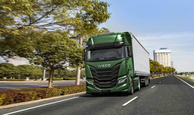 Essai routier d’un camion IVECO S-WAY près de Metz