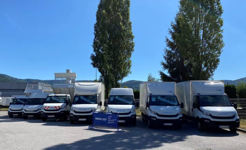 parc de véhicules d'occasion Iveco à Saint-Nabord