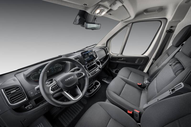 Intérieur cabine IVECO eSuperJolly 