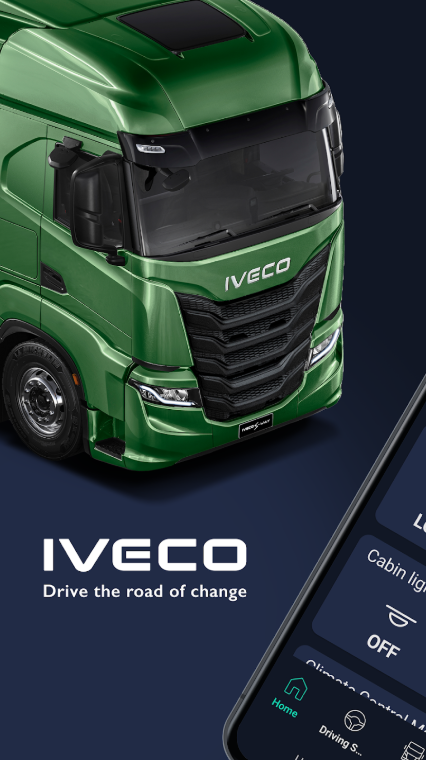 Interface mobile Easy Way pour contrôle du camion IVECO